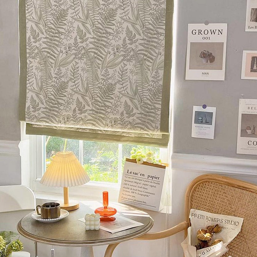 Anvige Home Textile Roman Shade Anvige Flat Roman Shades,Hardware For Installation Included,Window Treatment,Custom Roman Blinds,Style 305