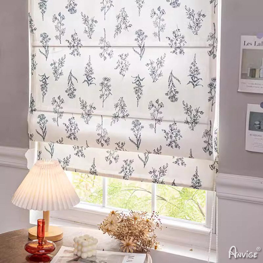 Anvige Home Textile Roman Shade Anvige Flat Roman Shades,Hardware For Installation Included,Window Treatment,Custom Roman Blinds,Style 311