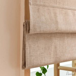 Anvige Home Textile Roman Shade Anvige Flat Roman Shades,Hardware For Installation Included,Window Treatment,Custom Roman Blinds ,Cotton Linen Fabric