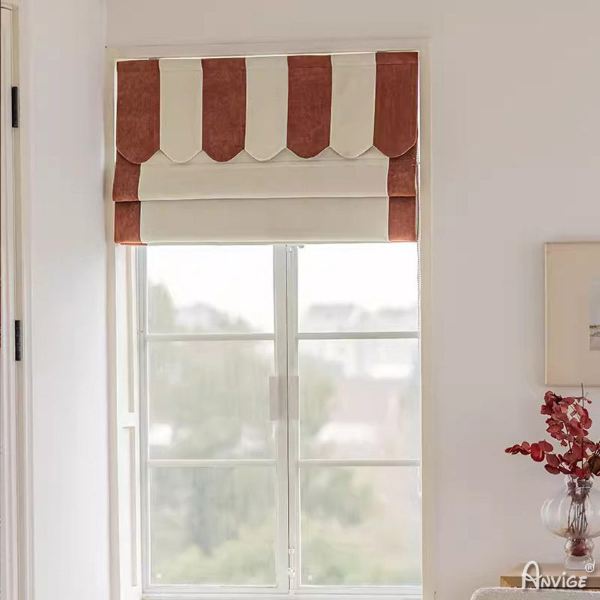 Anvige Home Textile Roman Shade Anvige Flat Roman Shades,Hardware For Installation Included,Window Treatment,Custom Roman Blinds,Style 310