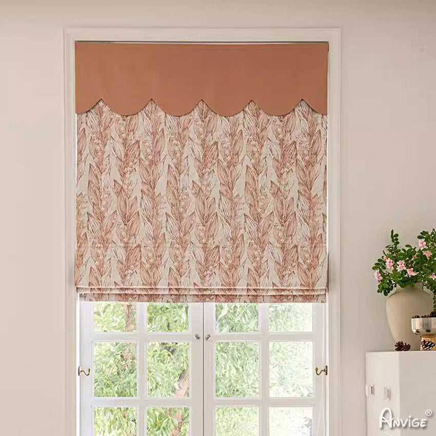 Anvige Home Textile Roman Shade Anvige Flat Roman Shades,Hardware For Installation Included,Window Treatment,Custom Roman Blinds,Style 323