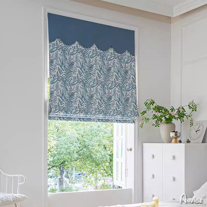 Anvige Home Textile Roman Shade Anvige Flat Roman Shades,Hardware For Installation Included,Window Treatment,Custom Roman Blinds,Style 325