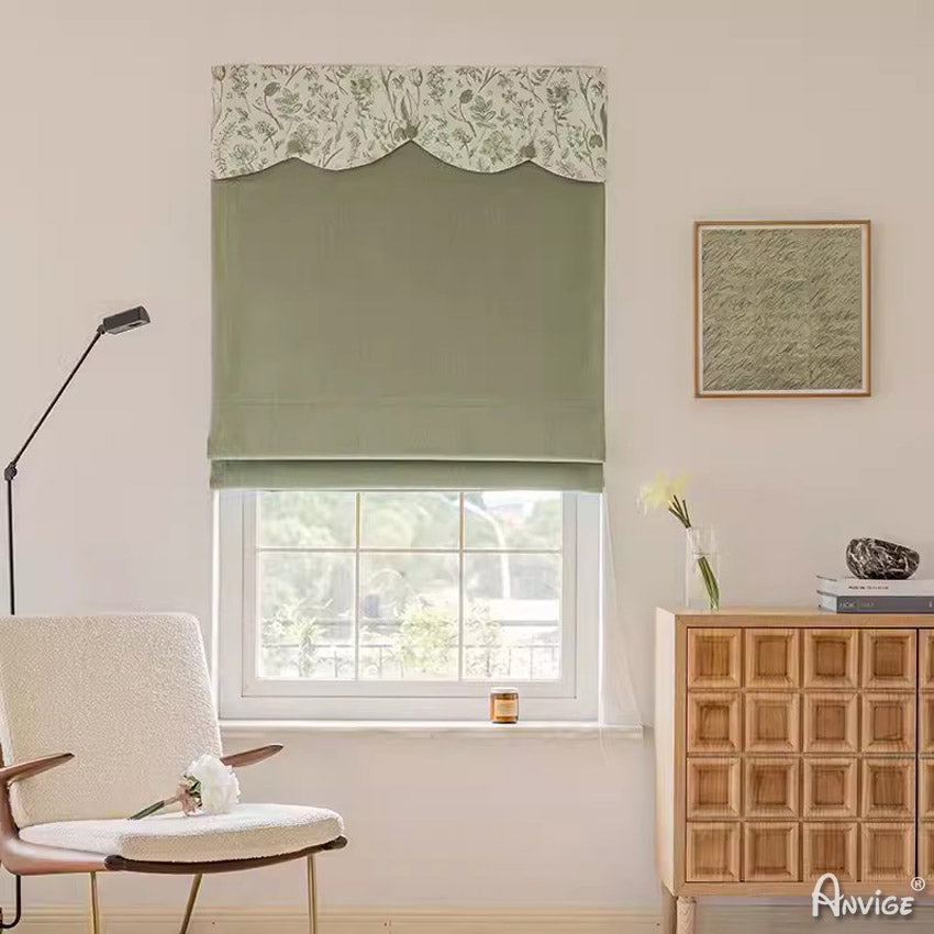 Anvige Home Textile Roman Shade Anvige Flat Roman Shades,Hardware For Installation Included,Window Treatment,Custom Roman Blinds,Style 328