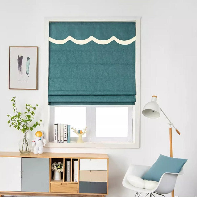 Anvige Home Textile Roman Shade Anvige Flat Roman Shades,Hardware For Installation Included,Window Treatment,Custom Roman Blinds,Style 344