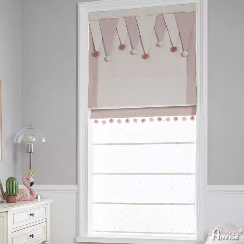 Anvige Home Textile Roman Shade Anvige Flat Roman Shades,Hardware For Installation Included,Window Treatment,Custom Roman Blinds,Style 349