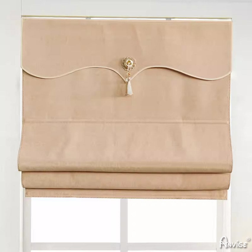 Anvige Home Textile Roman Shade Anvige Flat Roman Shades,Hardware For Installation Included,Window Treatment,Custom Roman Blinds,Style 60