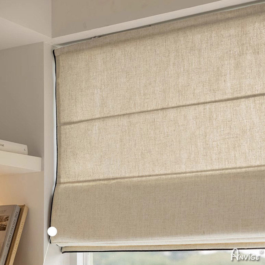Anvige Home Textile Roman Shade Anvige Flat Roman Shades,Hardware For Installation Included,Window Treatment,Custom Roman Blinds,Style 76