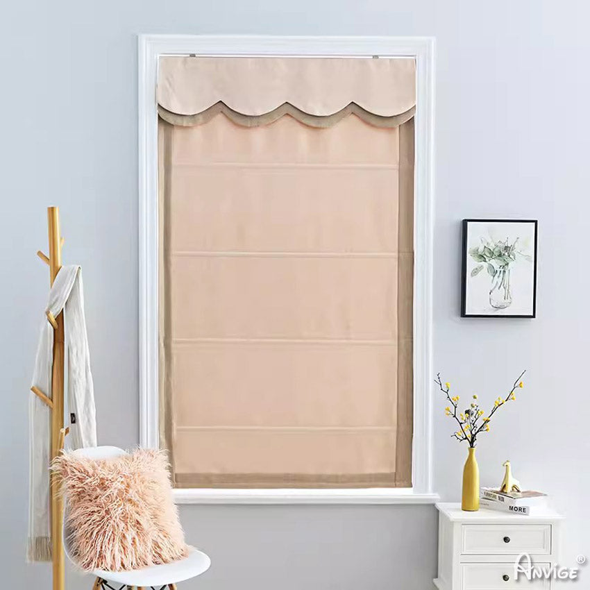 Anvige Home Textile Roman Shade Anvige Flat Roman Shades,Hardware For Installation Included,Window Treatment,Custom Roman Blinds,Style 78