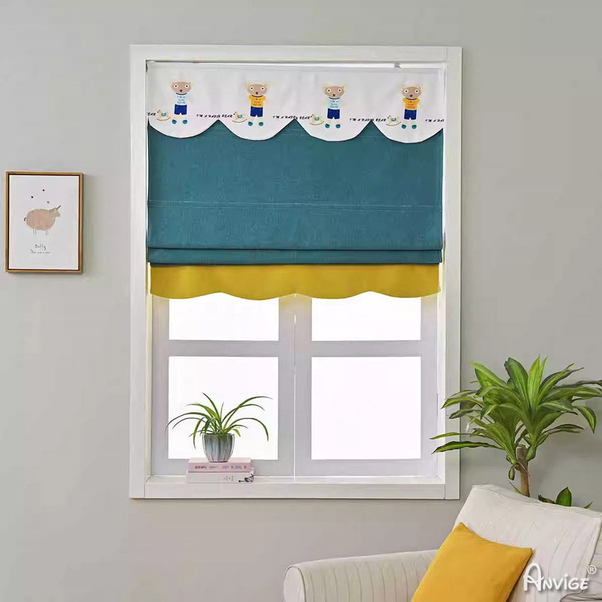 Anvige Home Textile Roman Shade Anvige Flat Roman Shades,Hardware For Installation Included,Window Treatment,Custom Roman Blinds,Style 81