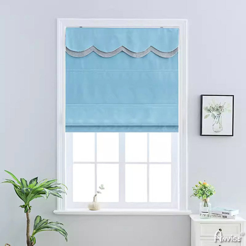 Anvige Home Textile Roman Shade Anvige Flat Roman Shades,Hardware For Installation Included,Window Treatment,Custom Roman Blinds,Style 91