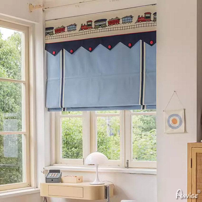 Anvige Home Textile Roman Shade Anvige Flat Roman Shades,Hardware For Installation Included,Window Treatment,Custom Roman Blinds,Style 95