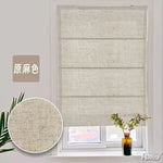 Anvige Home Textile Roman Shade Anvige Flat Sheer Roman Shades,Hardware For Installation Included,Window Treatment,Custom Sheer Roman Blinds ,Solid Linen Color