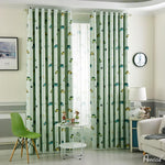 ANVIGE Cartoon Green Color Small Cars Printed,Grommet Window Curtain Blackout Curtains For Living Room,52''Wx63''L,1 Panel