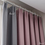 ANVIGE Modern Houndstooth Jacquard,Grommet Window Curtain Blackout Curtains For Living Room,52''Wx63''L,1 Panel