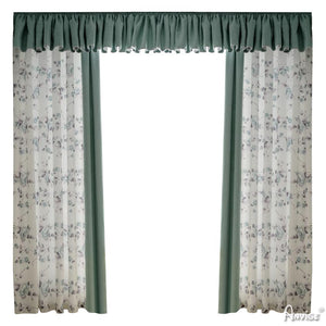 ANVIGE Garden Natural Flowers Printed,Grommet Window Curtain Blackout Curtains For Living Room,52''Wx63''L,1 Panel