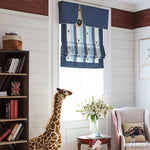 Anvige Home Textile Roman Shade Anvige Flat Roman Shades,Hardware For Installation Included,Window Treatment,Custom Roman Blinds,Cartoon Strips