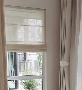 Anvige Home Textile Roman Shade Anvige Flat Roman Shades,Hardware For Installation Included,Window Treatment,Custom Roman Blinds,Cotton Linen Fabric