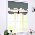 Anvige Home Textile Roman Shade Anvige Flat Roman Shades,Hardware For Installation Included,Window Treatment,Custom Roman Blinds,Pastoral Flowers