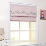 Anvige Home Textile Roman Shade Anvige Flat Roman Shades,Hardware For Installation Included,Window Treatment,Custom Roman Blinds,Pink Color