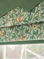 Anvige Home Textile Roman Shade Anvige Flat Roman Shades,Hardware For Installation Included,Window Treatment,Custom Roman Blinds,Pomegranate Tree With Green Heading