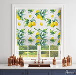 Anvige Home Textile Roman Shade Anvige Flat Roman Shades,Hardware For Installation Included,Window Treatment,Custom Roman Blinds,Printed Lemon