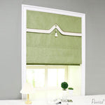 Anvige Home Textile Roman Shade Anvige Flat Roman Shades,Hardware For Installation Included,Window Treatment,Custom Roman Blinds,Solid Green Color