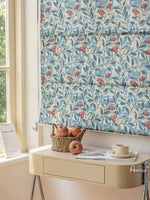 Anvige Home Textile Roman Shade Copy of Anvige Flat Roman Shades,Hardware For Installation Included,Window Treatment,Custom Roman Blinds,Retro Flowers Printed