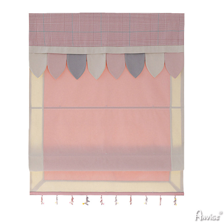 Anvige Home Textile Roman Shade Copy of Anvige Flat Roman Shades,Hardware For Installation Included,Window Treatment,Custom Roman Blinds,With Bottom Balls