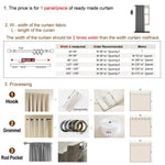 ANVIGE Luxury Geometric Chenille Fabric Emboridered Curtains,Customized Valance,Window Treatment For Living Room blackout roman shades custom roman shades flat roman shades Curtains